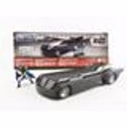 Jouet - JADA TOYS - Batmobile métal 1/24 avec figurine - Batman Animated Series - Extérieur - Noir