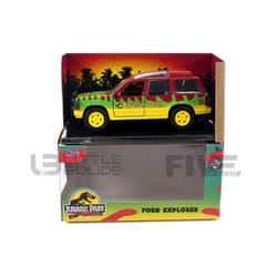 Voiture Miniature de Collection - JADA TOYS 1/32 - FORD Explorer Jurassic Park - 1993 - Green / Red