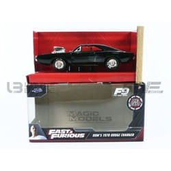 Voiture Miniature de Collection - JADA TOYS - DODGE Charger Fast and Furious 9 - 1970 - Noir Brillant - 1/32