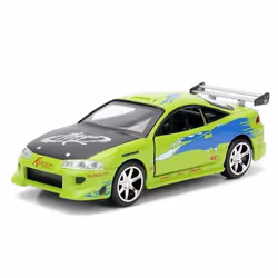 Réplique métal 1/32 - Jada Toys - Mitsubishi Eclipse 1995 - Vert - Collection - Fast & Furious