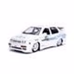 Voiture Miniature de Collection - JADA TOYS 1/24 - VOLKSWAGEN Jetta A3 - Fast And Furious - 1995 - White / Blue - 99591W