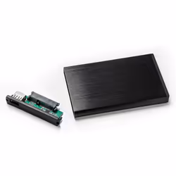 Sabrent EC-UK30 Boîtier de disques de stockage Boîtier disque dur/SSD Noir 2.5"