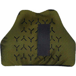 Knox Micro-Lock Plastron pour femmes, noir-jaune