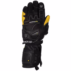 Knox Handroid MK5 Gants de moto, noir-blanc-jaune, taille XL pour Hommes