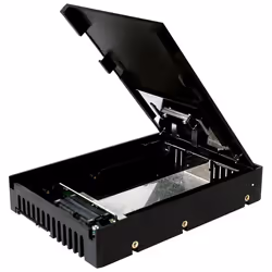 Icy Dock MB882SP-1S-1B, Plastique, Noir, 195,3 g, 101 x 145 x 25 mm