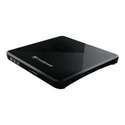 Lecteur de disque DVD±RW - Transcend - DVDS-K - USB 2.0 - 8x - Externe - Noir