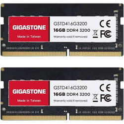 Kit Mémoire RAM DDR4 - GIGASTONE - 32Go (2x16Go) - 3200MHz - SODIMM - Non ECC