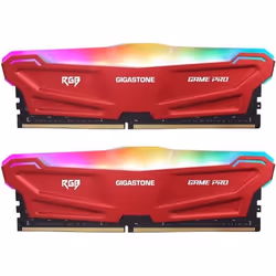 Mémoire RAM DDR4 - GIGASTONE - Game Pro - 16Go (2x8Go) - 3200MHz - RGB avec 8 LED individuelles