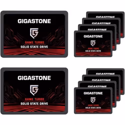 SSD - GIGASTONE - 128Go - 2.5 Pouces - SATA III - 520 Mo/s - Lot de 10