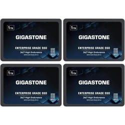 SSD NAS 1To - GIGASTONE - Lot de 4 - Endurance élevée - 550 Mo/s - 25 Pouces