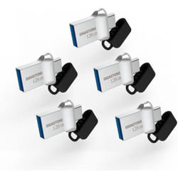 Clé USB - GIGASTONE - Z50 - 128 Go - USB 3.2 Gen 1 - Double connecteur Type C et A