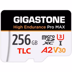 Carte mémoire micro SD - GIGASTONE - Pro Max - 256 Go - Vitesse 160 Mo/s - Haute Endurance