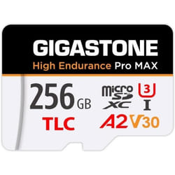 Carte mémoire micro SD - GIGASTONE - Pro Max - 256 Go - Vitesse 160 Mo/s - Haute Endurance