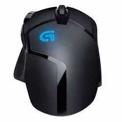 Logitech G G402 Hyperion Fury, Droitier, USB Type-A, 4000 DPI, Noir
