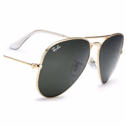 Ray-Ban Aviator Classic Vert Teinte unie + Arista - Vue supplémentaire 5