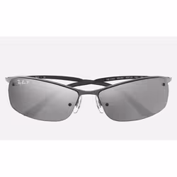 Ray-Ban RB3183 Verres polarisés Verres polarisés Argent Miroir + Gun