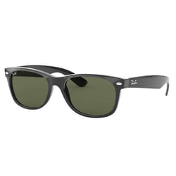 Ray-Ban New Wayfarer Classic Vert Teinte unie + Noir