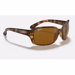 Ray-Ban RB4068 Verres polarisés Verres polarisés Brun Classique B-15 + Havane