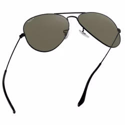 Ray-Ban Aviator Classic Verres polarisés Verres polarisés Vert Teinte unie + Noir