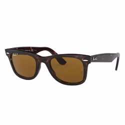 Ray-Ban ORIGINAL WAYFARER CLASSIC, Adulte, Unisexe, Carré, Tortue, Verres polarisés, Acétate