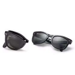 Ray-Ban Wayfarer Folding Classic Vert Classique G-15 + Noir