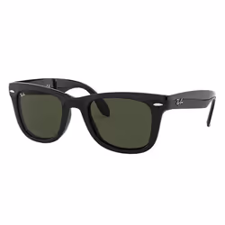 Ray-Ban WAYFARER FOLDING CLASSIC, Adulte, Unisexe, Carré, Noir, Verres non polarisés, Nylon