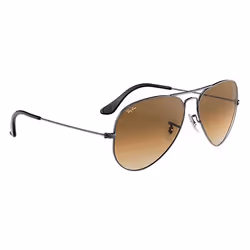 Ray-Ban Aviator Gradient Marron clair Dégradé + Gun - Vue supplémentaire 4