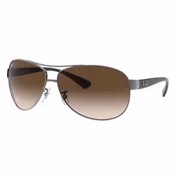 Ray-Ban RB3386, Adulte, Unisexe, Aviateur, Noir, Verres non polarisés, Métal
