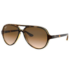 Ray-Ban Cats 5000 Classic Marron clair Dégradé + Havane