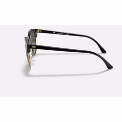 Ray-Ban Clubmaster Classic Vert Teinte unie + Noir - Vue supplémentaire 4