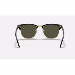 Ray-Ban Clubmaster Classic Vert Teinte unie + Noir - Vue supplémentaire 5