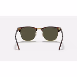 Ray-Ban Clubmaster Classic Vert Teinte unie + Havane - Vue supplémentaire 5