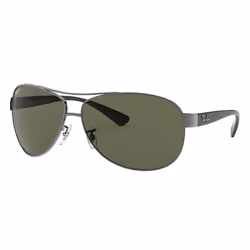 Ray-Ban RB3386, Adulte, Unisexe, Aviateur, Noir, Verres polarisés, Métal