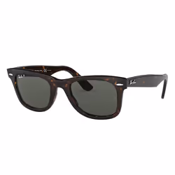 Ray-Ban ORIGINAL WAYFARER CLASSIC, Adulte, Unisexe, Carré, Tortue, Verres polarisés, Acétate