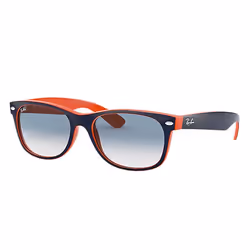 Ray-Ban NEW WAYFARER COLOR MIX, Adulte, Unisexe, Carré, Orange, Bleu, Verres non polarisés, Nylon