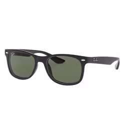 Ray-Ban New Wayfarer Junior Vert Classique + Noir, Enfant, Mâle, Wayfarer, Carré, Cerclé, Noir