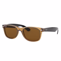 Ray-Ban NEW WAYFARER BICOLOR, Adulte, Unisexe, Carré, Noir, Verres polarisés, Nylon