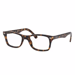 Ray-Ban RB5228, Adulte, Unisexe, Rectangulaire, Tortue, Verres non polarisés, Acétate