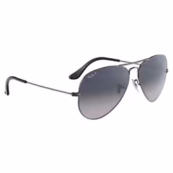 Ray-Ban Aviator Gradient Verres polarisés Verres polarisés Bleu/Gris Dégradé + Gun