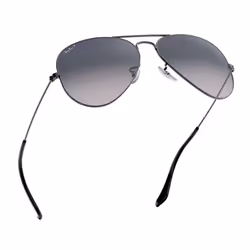 Ray-Ban Aviator Gradient Verres polarisés Verres polarisés Bleu/Gris Dégradé + Gun