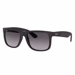 Ray-Ban Justin Classic Gris Dégradé + Noir, Adulte, Mâle, Wayfarer, Carré, Cerclé, Noir