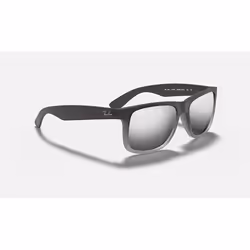 Ray-Ban Justin Classic Argent Dégradé miroir + Gris