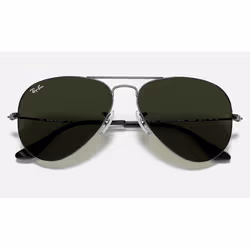 Ray-Ban Aviator Classic Vert Classique G-15 + Gun - Vue supplémentaire 6
