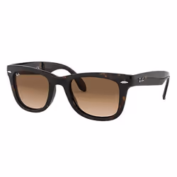 Ray-Ban WAYFARER FOLDING CLASSIC, Adulte, Unisexe, Carré, Tortue, Verres non polarisés, Nylon