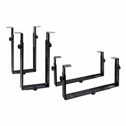 Dataflex Viewgo support ordinateur - bureau 183, Support de CPU monté sur bureau, Bureau, 35 kg, Noir, Acier, horizontale/ver ...