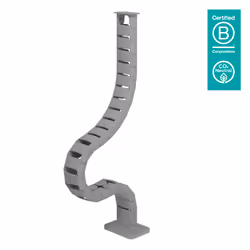 Dataflex Addit guide-câbles 82 cm – bureau 452, Gris, Polypropylène (PP), 1 pièce(s), 7,7 cm, 110 mm, 210 mm