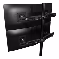 Dataflex Viewmaster système multi-écrans - bureau 32, 48 kg, 38,1 cm (15"), 48,3 cm (19"), 75 x 75 mm, 100 x 100 mm, Anthraci ...