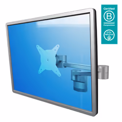 Dataflex Viewlite bras support écran - mur 222, 8 kg, 61 cm (24"), 75 x 75 mm, 100 x 100 mm, Argent