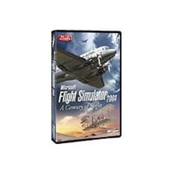 Microsoft MS Flight Sim 2004 FR CD in DVD Box W32 PC