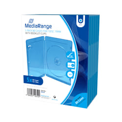MediaRange BOX38 étui disque optique Boîtier Blu-ray 1 disques Bleu